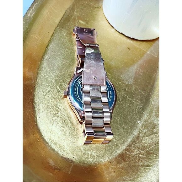 Michael Kors Slim Runway Rose Gold Stainless Steel Watch - Picture 3 of 5